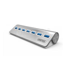 هاب USB 3.0 هفت پورت با قابلیت شارژ یونیتک مدلY-3187   Unitek Y-3187 7Port USB 3.0 Charging Hub