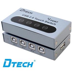 دیتا سوئیچ پرینتر 4 پورت USB دیتک مدل DTECH DT-8341