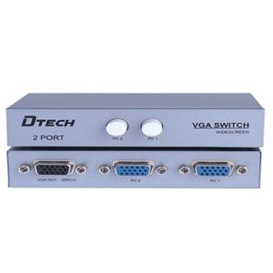 سوییچ VGA دو پورت Dtech DT-7032 DTECH DT-7032 2 TO 1 VGA SWITCH
