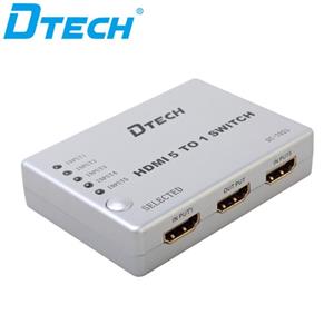 سوییچ HDMI پنج پورت Dtech DT-7021 DTECH DT-7021 5 IN 1 OUT HDMI SWITCH