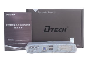 KVM سوئیچ 2 پورت PS2وUSB دی تک مدل DTECH DT-8021 DTECH DT-8021 Semi-Automatic KVM switches 2×1