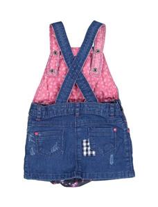 پیراهن جین بدون استین نوزادی Baby Denim Sleeveless Dress 