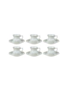 ست فنجان و نعلبکی مادام کوکو بسته 6 عددی Madame Coco Boarder Cup And Saucer Pack of 