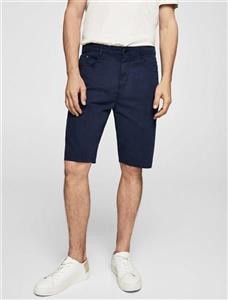 شلوارک نخی ساده مردانه\t Men Cotton Plain Shorts 