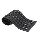 XP- 7001 Foldable Keyboard Flexible Rollup USB Wired Silicone Keyboards