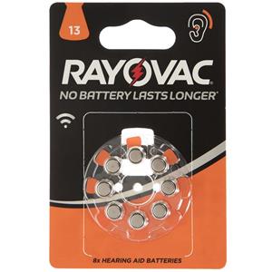 باتری سمعک ریوواک مدل PR48 بسته 8 عددی Rayovac Hearing Aid Battery Pack Of 