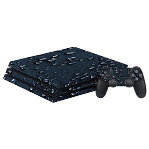 برچسب افقی پلی استیشن 4 پرو گراسیپا طرح باران Grasipa Rain PlayStation Pro Horizontal Cover 