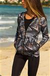 ceket زنانه نارنجی – طوسی  طرحدار اسپورت   Trend: Alacati Stili 3881174C112251521062603