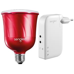 لامپ هوشمند و اسپیکر بلوتوث سنگلد مدل Pulse Sattelite به همراه گیرنده فرستنده Link Sengled Bluetooth Adaptor and Satellite Smart LED Bulb Bundle 