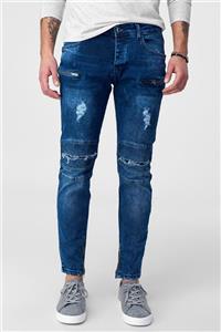 jeans مردانه آبی جین  زیپدار   Trendyol Man 3715926C111521439807 