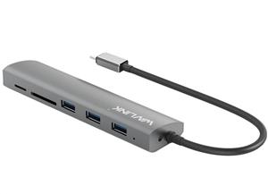 هاب USB-C چهار پورت ویولینک مدل WL-UH3047RC Wavlink WL-UH3047RC 4Port USB-C HUB