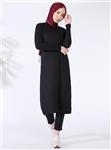 tunik زنانه مشکی ساده Everyday Basic 373948 