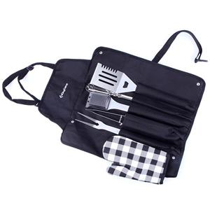 مجموعه یازده عددی لوازم باربکیو کینگ کمپ مدل KG2727 KingCamp BBQ Tool Set KG2727