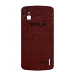 برچسب تزئینی ماهوت مدلNatural Leather مناسب برای گوشی  Google Nexus 4