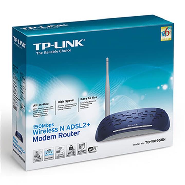 TP-Link Wireless N ADSL2+ Modem Router TD-W8950ND