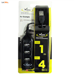 هاب یو اس بی ونوس چهار پورت --Venous 4 Port USB 2.0 HUB