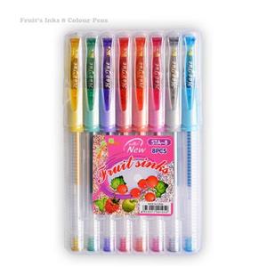 خودکار عطری اکلیلی 8 رنگ