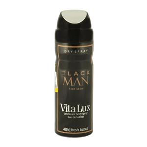اسپری مردانه ویتالوکس مدل bvlgari man in black حجم 200 میلی لیتر Vitalux Spray for Men 200ml 