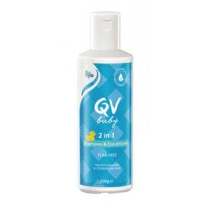 شامپو نرم کننده کودک کیووی ایگو 200 میلی لیتر QV Baby In 1 Shampoo Conditioner 