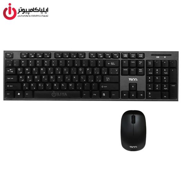 کیبورد و ماوس بی سیم تسکو مدل TKM 7020W