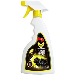 اسپری موتور شوی نانو مدل Nano Moto Clean حجم 450 میلی لیتر همراه دستمال مدل Egis