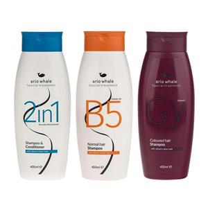 پک شامپو موی اریووال بسته 3 عددی Ario Whale Hair Shampoo Pack Of 