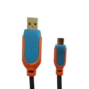 کابل تبدیل USB به microUSB مدل 1x به طول 1.5 متر کابل فلزی تبدیل USB به microUSB مدل 1x به طول 1.5 متر