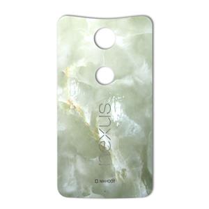 برچسب تزئینی ماهوت مدل Marble-light Special مناسب برای گوشی  Google Nexus 6 MAHOOT Marble-light Special Sticker for Google Nexus 6