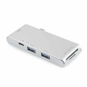 تبدیل Type-c و رم ریدر SD,microSD به هاب 2 پورت 0.USB 3 و HDMI