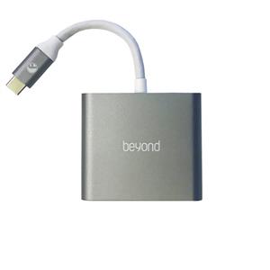 هاب سه پورت USB-C بیاند مدل BA-410 Beyond BA-410 3 Ports USB-C Hub