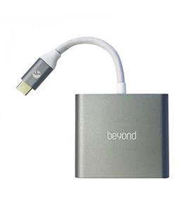 هاب سه پورت USB-C بیاند مدل BA-410 Beyond BA-410 3 Ports USB-C Hub