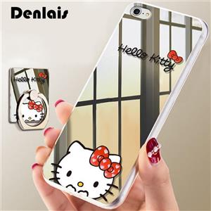 قاب ژله ای آینه ای iphone 6  Hello Kitty mirror case iphone 6