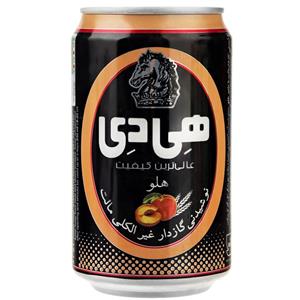 ماءالشعیر هلو هی دی مقدار 0.33 لیتر Hey Dey Peach Non Alcoholic Carbonated Malt 0.33lit 