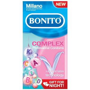 کاندوم بونیتو مدل complex بسته 6 عددی Bonito Complex Condom 6PCS 