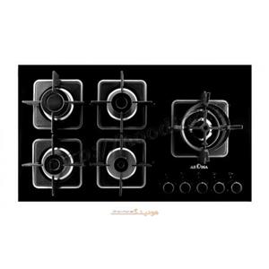 اجاق گاز شیشه ای آروما مدل پاویا pavia2 Aroma Pavia2 Glass Gas Hob