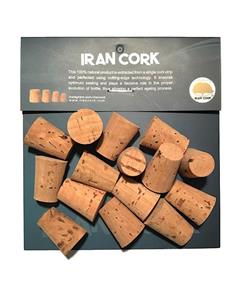 درب بطری چوب پنبه مدل 11-15 - بسته 15 عددی cork stoppers natural size 15-11 mm