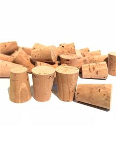 درب بطری چوب پنبه مدل 11-15 - بسته 15 عددی cork stoppers natural size 15-11 mm