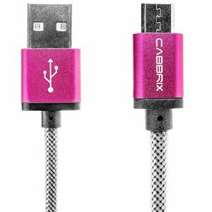 کابل تبدیل USB به microUSB کابریکس مدل B07BDNLM3D طول 2 متر Cabbrix B07BDNLM3D USB To microUSB Cable 2m
