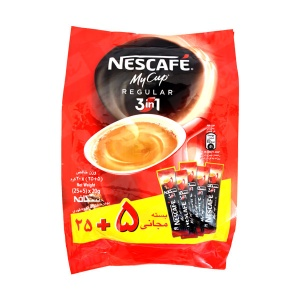 کافی میکس نسکافه 3 در 1 مدل اورجینال بسته 30 عددی NESCAFE 