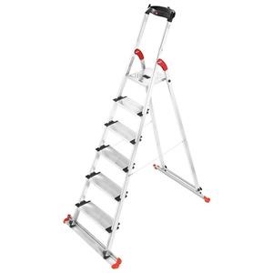 نردبان شش پله هایلو مدل XXL-8020601 Hailo XXL-8020601 6 Steps Ladder