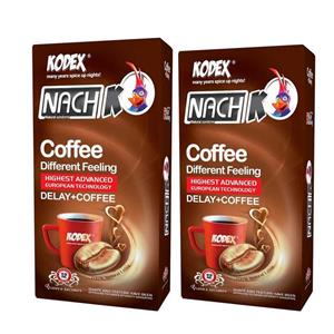 کاندوم کدکس مدل cofee دو بسته 12 عددی