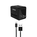 Kanex K160-1057-BK Wall Charger With Lightning Cable