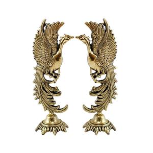 مجسمه برنزی شیانچی جفت طرح اژدها