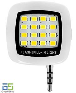 فلش سلفی با 16 لامپ ال ایی دی Selfie Enhancing Flash Light with 16 LEDs