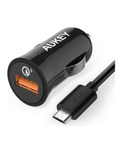 شارژر داخل خودرو (فندکی) آکی با امکان شارژ سریع مدل سی سی - تی 10 Aukey USB In-Car Charger with Fast Charging Technology - CC-T10