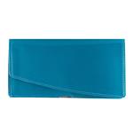 کیف پول زنانه چرم طبیعی رویال چرم کد W10-Turquoise