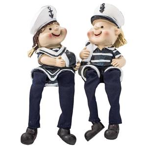 مجسمه شیانچی طرح ملوان کد 020010004  مجموعه 2 عددی