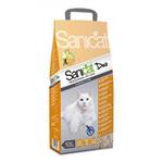 خاک گربه معطر(نارنگی و وانیل)  SANICAT DUO WHITE 10L
