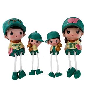 مجسمه شیانچی طرح خانواده کد 020010007 مجموعه 4 عددی