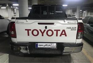 تویوتا هایلوکس دوکابین بلند‏ دنده 1395 Toyota Hilux high 2016 manual car 